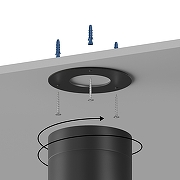 Накладной светильник Hesby Lighting Mysen HSBL_0180 цвет плафона/подвески Черный, цвет арматуры Черный-6