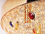 Накладной светильник Abrasax Alicia HYX10179-5GO цвет плафона/подвески Разноцветный, цвет арматуры Золото-4