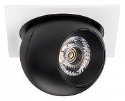 Встраиваемый светильник Lightstar Intero BALL i51674 цвет плафона/подвески Черный, цвет арматуры Белый