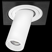 Встраиваемый светильник Lightstar Intero TUBO i517262 цвет плафона/подвески Белый, цвет арматуры Черный-1