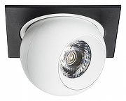 Встраиваемый светильник Lightstar Intero BALL i51764 цвет плафона/подвески Белый, цвет арматуры Черный