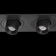 Встраиваемый светильник Lightstar Intero TUBO i537174 цвет плафона/подвески Черный, цвет арматуры Черный-2