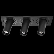 Встраиваемый светильник Lightstar Intero TUBO i537274 цвет плафона/подвески Черный, цвет арматуры Черный-1