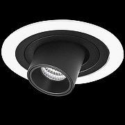 Встраиваемый светильник Lightstar Intero TUBO i616174 цвет плафона/подвески Черный, цвет арматуры Белый-1