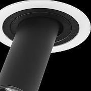 Встраиваемый светильник Lightstar Intero TUBO i616272 цвет плафона/подвески Черный, цвет арматуры Белый-2