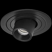 Встраиваемый светильник Lightstar Intero TUBO i617172 цвет плафона/подвески Черный, цвет арматуры Черный-1