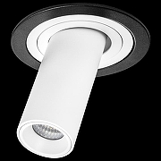 Встраиваемый светильник Lightstar Intero TUBO i617262 цвет плафона/подвески Белый, цвет арматуры Черный-1