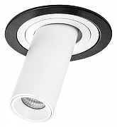 Встраиваемый светильник Lightstar Intero TUBO i617264 цвет плафона/подвески Белый, цвет арматуры Черный