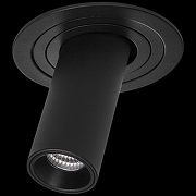 Встраиваемый светильник Lightstar Intero TUBO i617274 цвет плафона/подвески Черный, цвет арматуры Черный-1