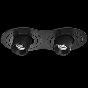 Встраиваемый светильник Lightstar Intero TUBO i627172 цвет плафона/подвески Черный, цвет арматуры Черный-1