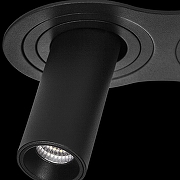 Встраиваемый светильник Lightstar Intero TUBO i627272 цвет плафона/подвески Черный, цвет арматуры Черный-2