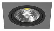 Встраиваемый светильник Lightstar Intero 111 i81907 цвет Серый, Черный