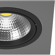 Встраиваемый светильник Lightstar Intero 111 i81907 цвет Серый, Черный-1