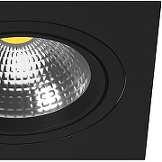 Встраиваемый светильник Lightstar Intero 111 i837070707 цвет Черный-1