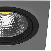 Встраиваемый светильник Lightstar Intero 111 i839070707 цвет серый, черный-1