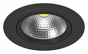 Встраиваемый светильник Lightstar Intero 111 i91707 цвет Черный