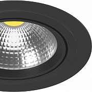 Встраиваемый светильник Lightstar Intero 111 i91707 цвет Черный-1