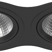 Встраиваемый светильник Lightstar Intero 111 i9270707 цвет Черный-3