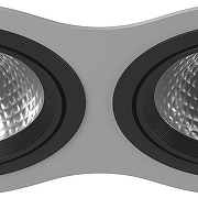 Встраиваемый светильник Lightstar Intero 111 i9290707 цвет серый, черный-3