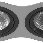Встраиваемый светильник Lightstar Intero 111 i939070707 цвет серый, черный-3