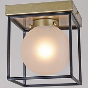 Накладной светильник ILLUMICO IL0050 IL0050-1C-79 цвет плафона/подвески Белый, Черный, цвет арматуры Золото-1