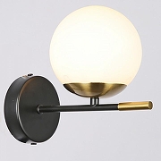 Бра ILLUMICO IL0059 IL0059-1W-79 BK COP цвет плафона/подвески Белый, цвет арматуры Черный-1