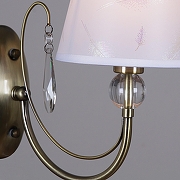 Бра ILLUMICO CASTOR IL0193-1WSQ-24 AB CASTOR цвет плафона/подвески Белый, цвет арматуры Бронза-4