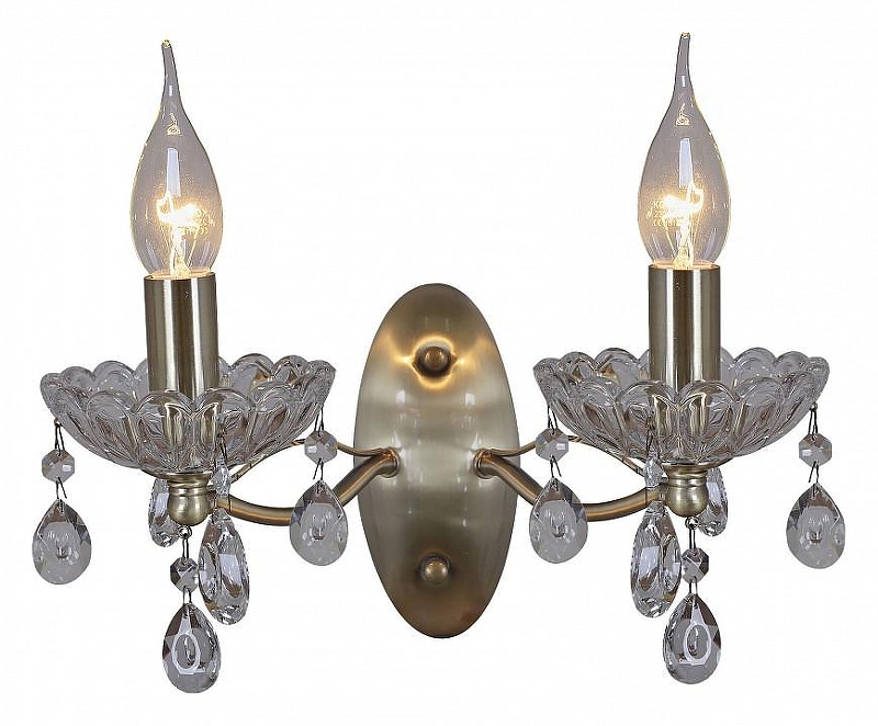 Бра ILLUMICO CASTOR IL0265-2WSQ-24 AB CASTOR 