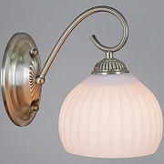 Бра ILLUMICO CAPELLA IL0695-1WSQ-24 AB CAPELLA цвет плафона/подвески Белый, цвет арматуры Бронза-2