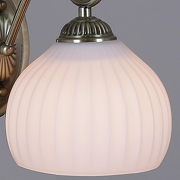 Бра ILLUMICO CAPELLA IL0695-1WSQ-24 AB CAPELLA цвет плафона/подвески Белый, цвет арматуры Бронза-3