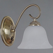 Бра ILLUMICO AREZZO IL0696-1WSQ-25 AB AREZZO цвет плафона/подвески Белый, цвет арматуры Бронза-1