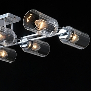 Светильник на штанге ILLUMICO NAPLES IL0780-8CSQ-25 CR NAPLES цвет плафона/подвески Прозрачный, цвет арматуры Хром-2