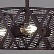 Подвесной светильник ILLUMICO IL1023-3PC-05 COFFE цвет плафона/подвески Коричневый, цвет арматуры Коричневый-3