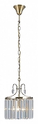 Подвесной светильник ILLUMICO LYRA IL3519-3PSQ-24 AB LYRA цвет плафона/подвески Прозрачный, цвет арматуры Бронза