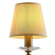 Бра ILLUMICO IL6182-1W-27 AB цвет плафона/подвески Белый, цвет арматуры Бронза-1