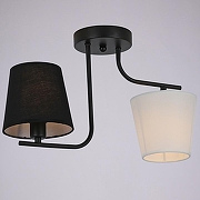 Светильник на штанге ILLUMICO Beti IL8134-2COU-79 BK Beti цвет плафона/подвески Белый, Черный, цвет арматуры Черный