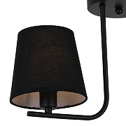 Светильник на штанге ILLUMICO Beti IL8134-2COU-79 BK Beti цвет плафона/подвески Белый, Черный, цвет арматуры Черный-1