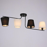 Светильник на штанге ILLUMICO Beti IL8134-4COU-79 BK Beti цвет плафона/подвески Белый, Черный, цвет арматуры Черный