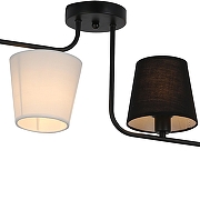 Светильник на штанге ILLUMICO Beti IL8134-4COU-79 BK Beti цвет плафона/подвески Белый, Черный, цвет арматуры Черный-1