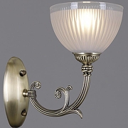 Бра ILLUMICO CAPELLA IL9939-1WSQ-24 AB CAPELLA цвет плафона/подвески Белый, Прозрачный, цвет арматуры Бронза-1