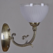 Бра ILLUMICO CAPELLA IL9939-1WSQ-24 AB CAPELLA цвет плафона/подвески Белый, Прозрачный, цвет арматуры Бронза-2