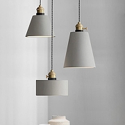 Подвесной светильник Imperiumloft INDUSTRY INDUSTRY01 цвет плафона/подвески Серый, цвет арматуры Латунь-3