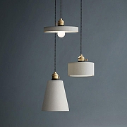 Подвесной светильник Imperiumloft INDUSTRY INDUSTRY01 цвет плафона/подвески Серый, цвет арматуры Латунь-4