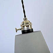 Подвесной светильник Imperiumloft INDUSTRY INDUSTRY01 цвет плафона/подвески Серый, цвет арматуры Латунь-10