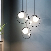 Подвесной светильник Imperiumloft INGRUN ingrun01 цвет плафона/подвески Белый, цвет арматуры Черный-4