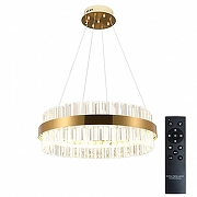 Подвесной светильник Natali Kovaltseva INNOVATION STYLE 83151 цвет плафона/подвески Прозрачный, цвет арматуры Золото-1