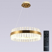 Подвесной светильник Natali Kovaltseva INNOVATION STYLE 83151 цвет плафона/подвески Прозрачный, цвет арматуры Золото-2