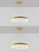 Подвесной светильник Natali Kovaltseva INNOVATION STYLE 83151 цвет плафона/подвески Прозрачный, цвет арматуры Золото-3