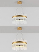 Подвесной светильник Natali Kovaltseva 8315 INNOVATION STYLE 83156 цвет плафона/подвески Прозрачный, цвет арматуры Золото-4