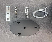 Накладной светильник Italline IT011 IT011-5023 black цвет плафона/подвески Белый, цвет арматуры Черный-4